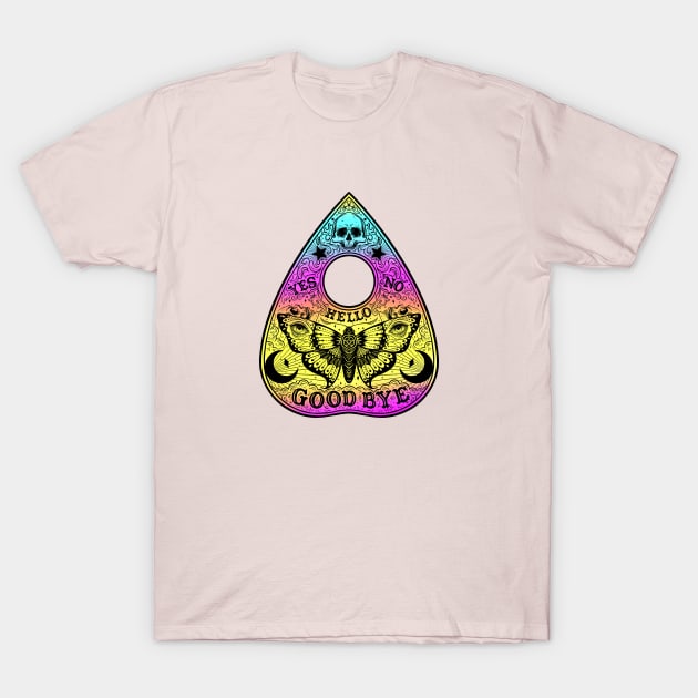 Ouija Planchette Board. Night Moth T-Shirt by OccultOmaStore